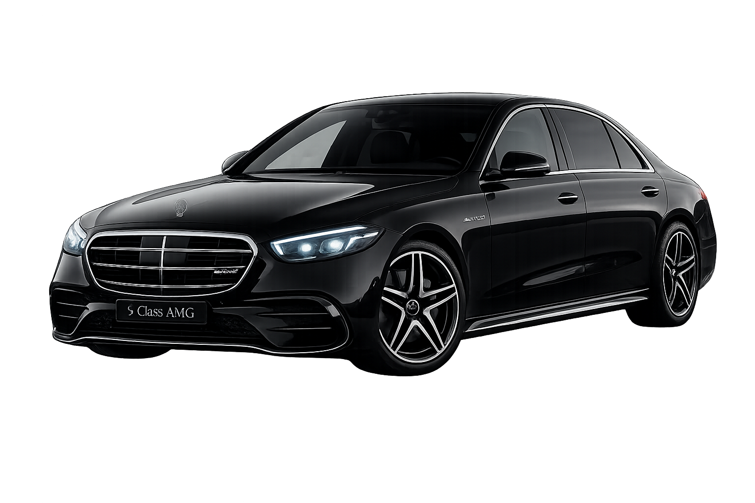 Mercedes SUV noir pour service de chauffeur privé