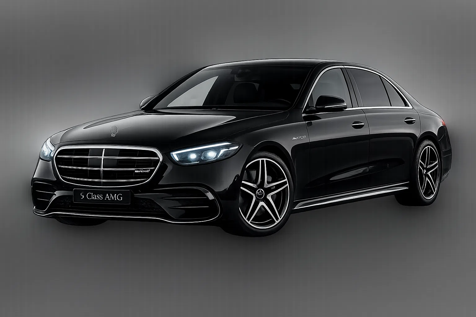 Mercedes SUV noir pour service de chauffeur privé